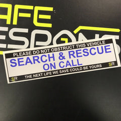 245mm Sticker - Search and Rescue - ST24511