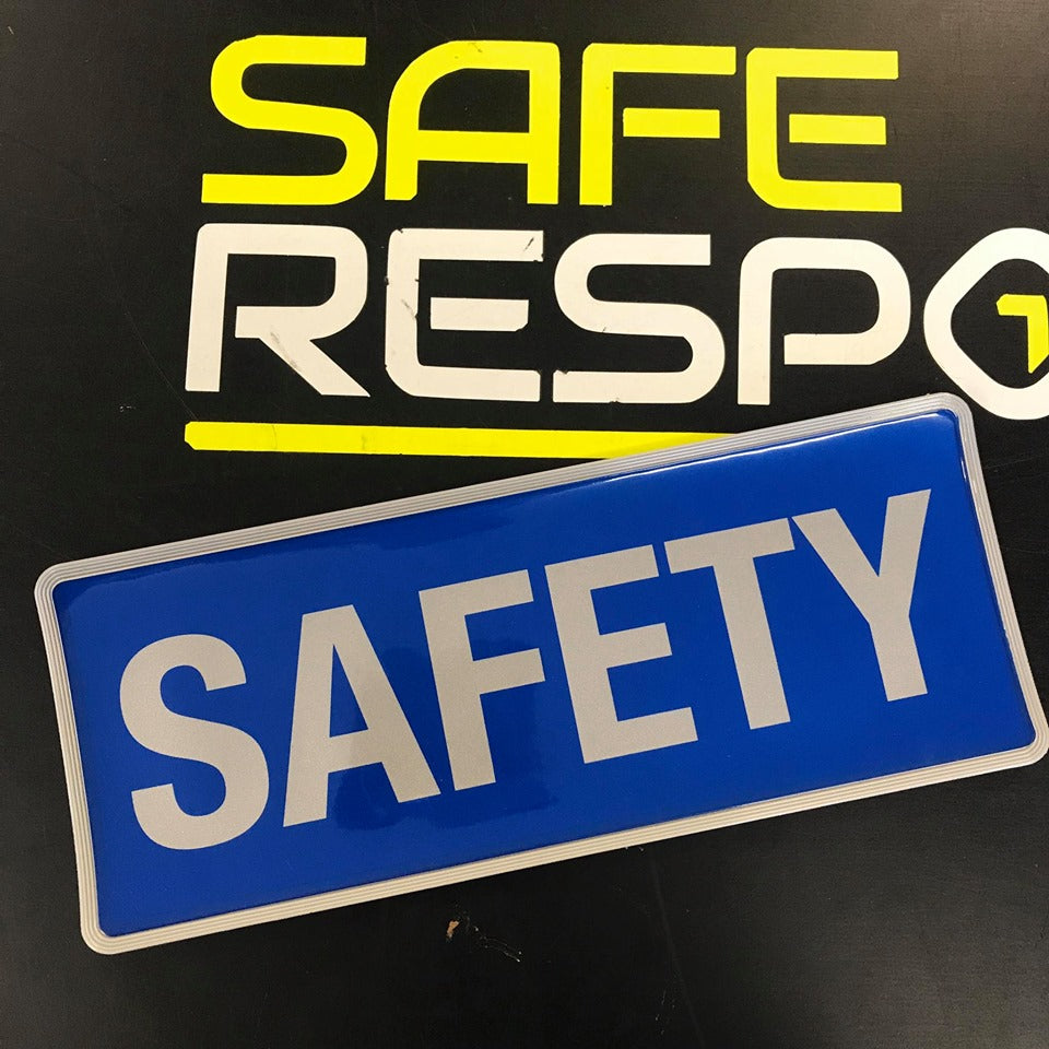 SAFETY - Digitally Printed Encapsulated Badge