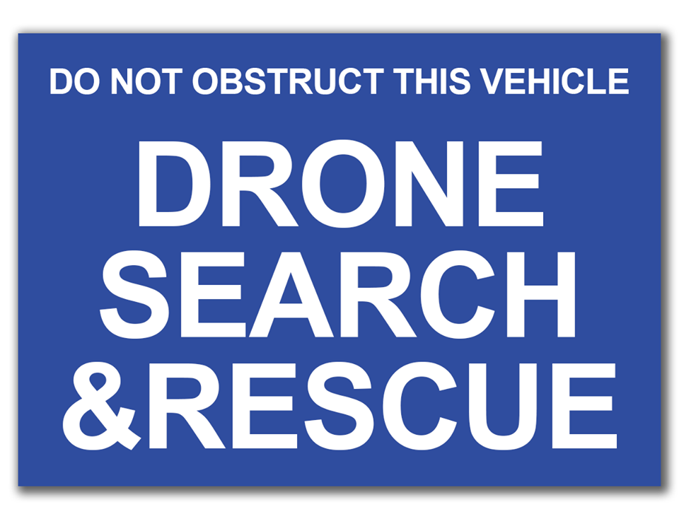 Dash Card - DRONE SEARCH & RESCUE