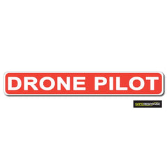 DRONE PILOT Red with White Text (MG182)