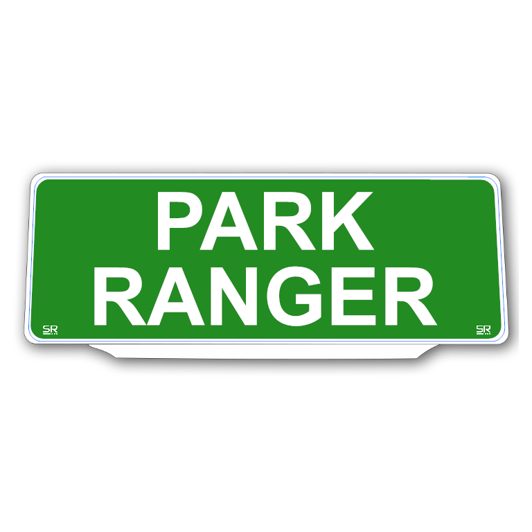 Univisor - PARK RANGER - Forest Green Background White text - UNV211