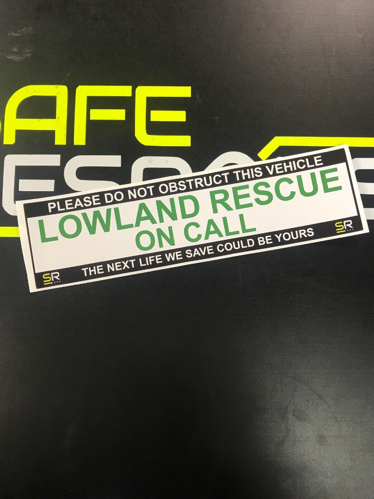 245mm Sticker - Lowland Rescue - ST24533