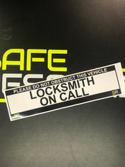 245mm Sticker - Locksmith on Call - ST24540