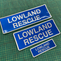 Reflective Badge - Lowland Rescue