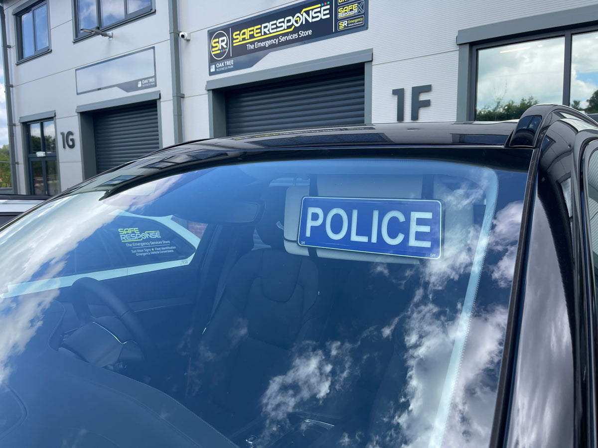 UK Safe Responder X - LED Visor Sign