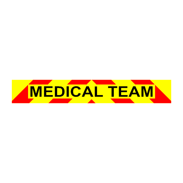 Reflective Rear Chevron - MEDICAL TEAM
