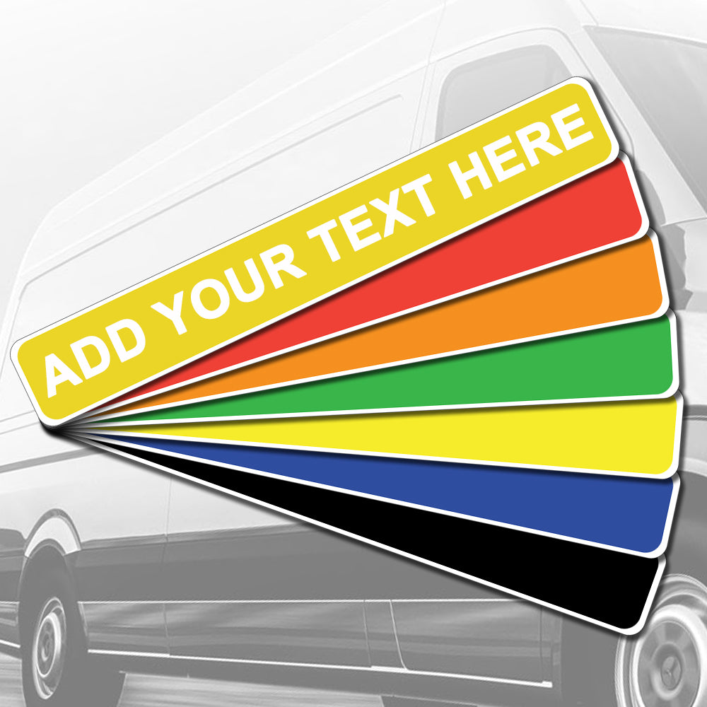 Custom Vehicle Sticker or Magnet - Various Sizes