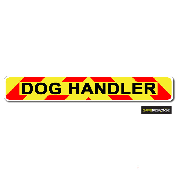 Reflective Rear Chevron - DOG HANDLER