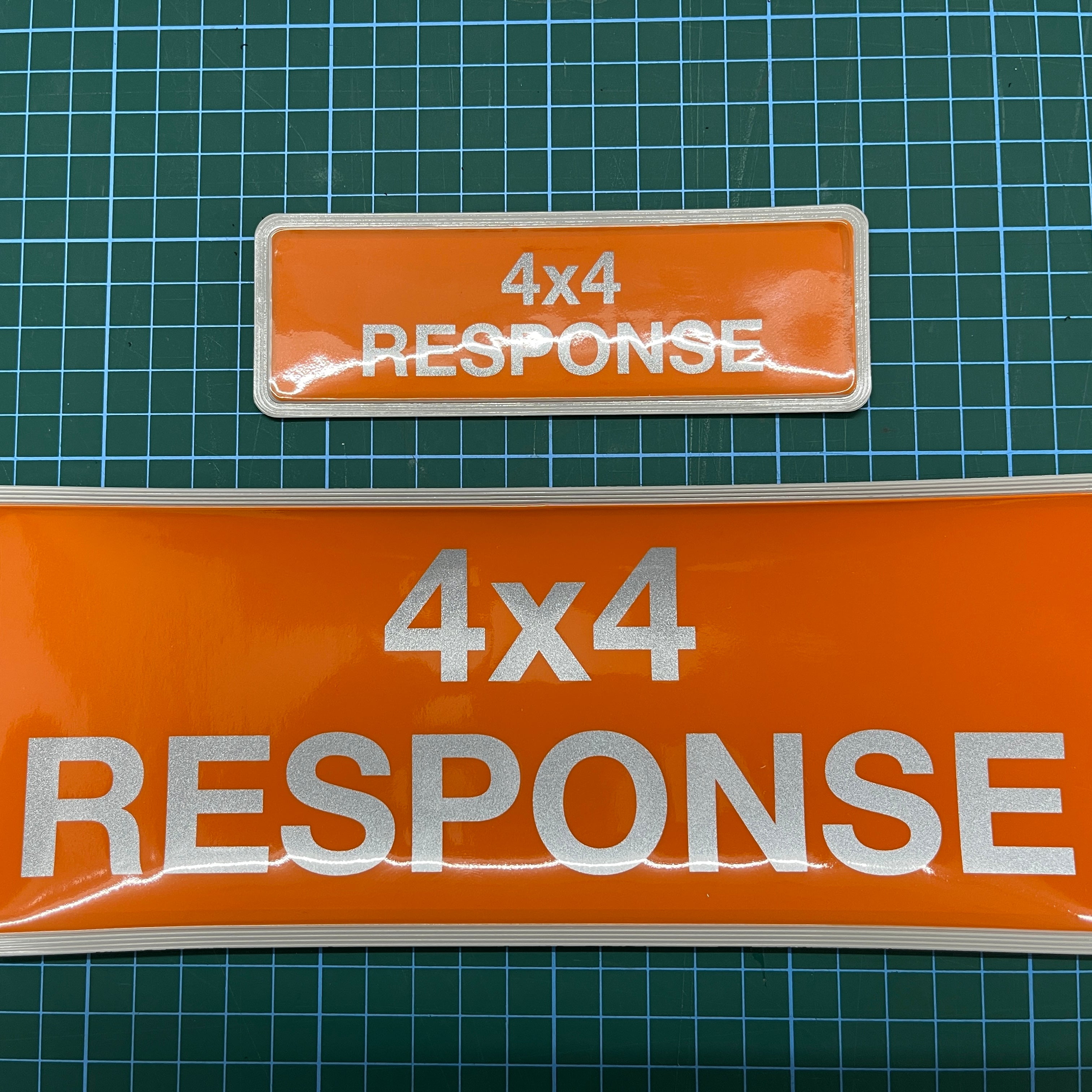 4x4 Response - Digitally Printed Encapsulated Badge
