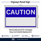 Highways Roll Up Sign System - Blank
