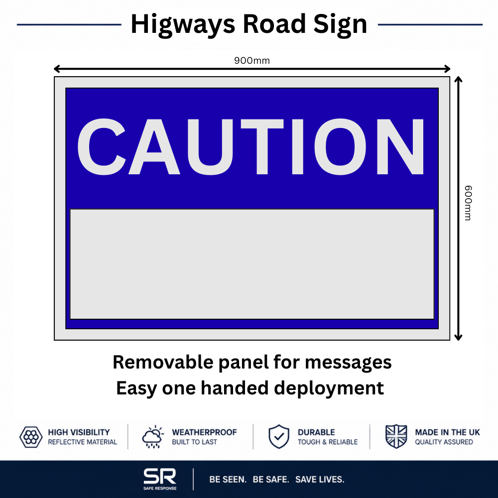 Highways Roll Up Sign System - Blank