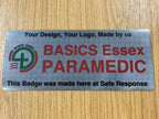 Custom Hook Backed Reflective Badge - VC309