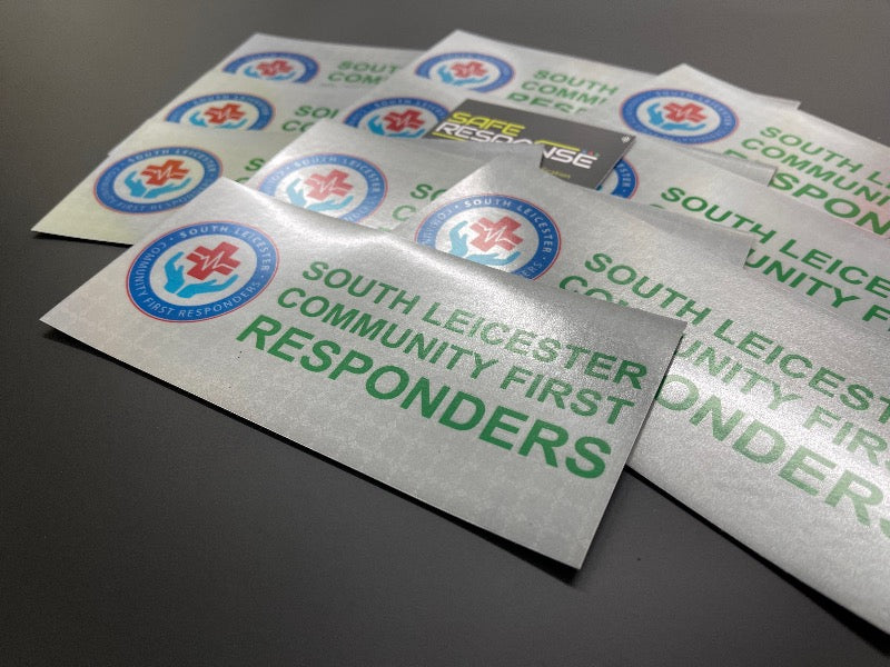 Custom Hook Backed Reflective Badge - VC309