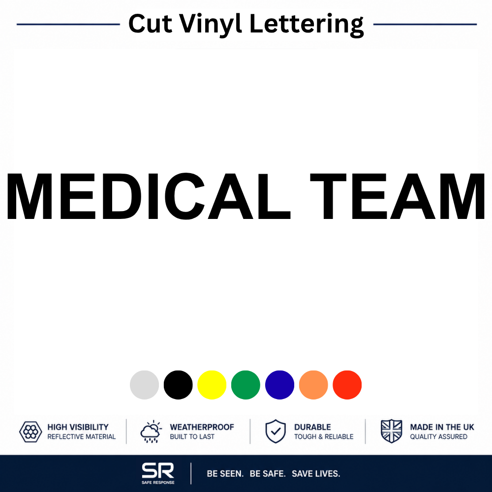 Custom Vehicle Vinyl Lettering | MEDICAL TEAM