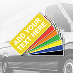 Custom Vehicle Sticker or Magnet - Various Sizes