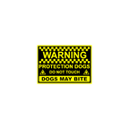 Protection Dogs Warning Sign