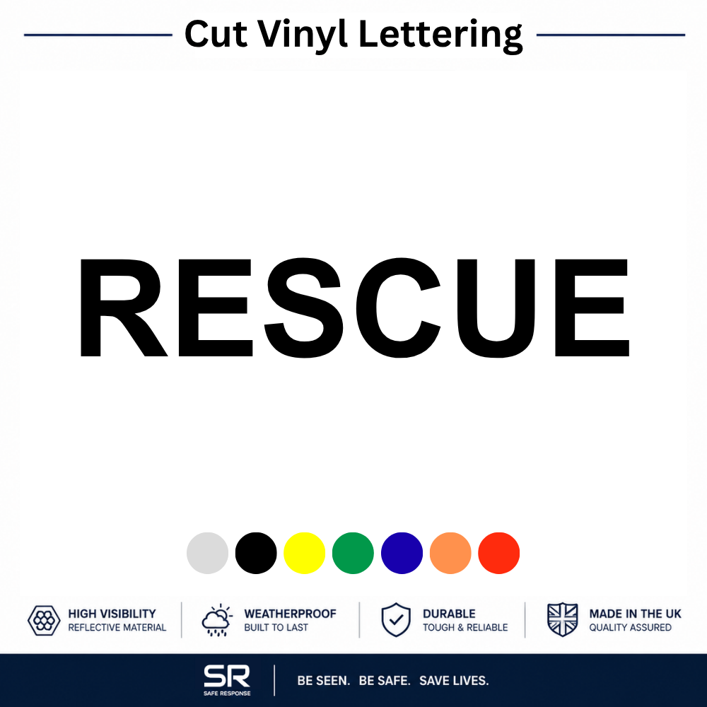 Custom Vehicle Vinyl Lettering | RESCUE
