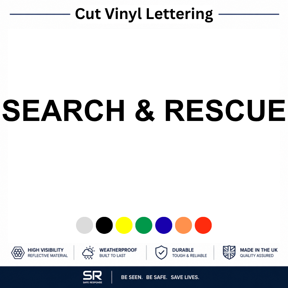 Custom Vehicle Vinyl Lettering | SEARCH & RESCUE