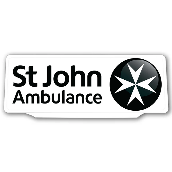 St John Ambulance Univisor Sun Visor Sign