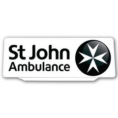 St John Ambulance Univisor Sun Visor Sign