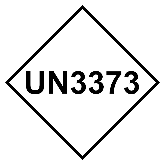 Un3500 Sticker UN3373 Reflective Diamond Sticker / Magnet – MG073 – Safe Response UK