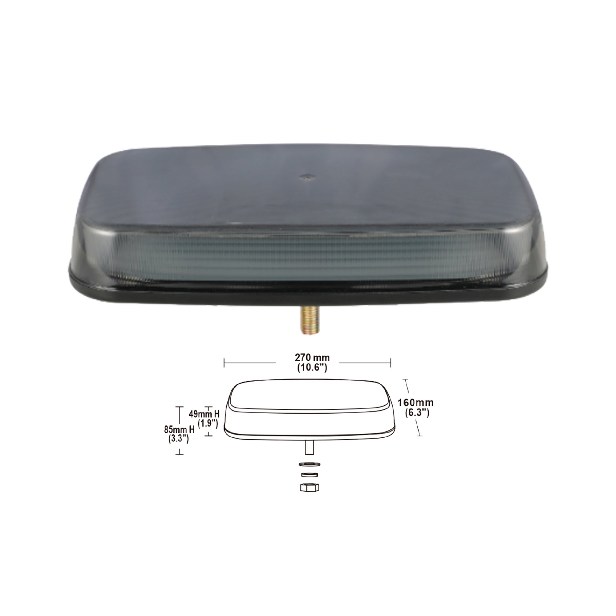 VSWD 114 Mini Light Bar - Amber