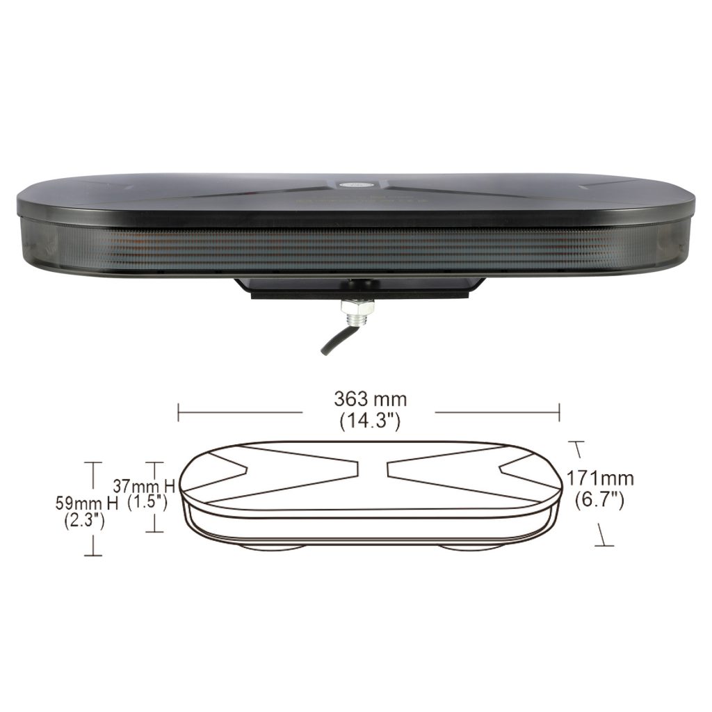 VSWD 139 Mini Light Bar - Amber