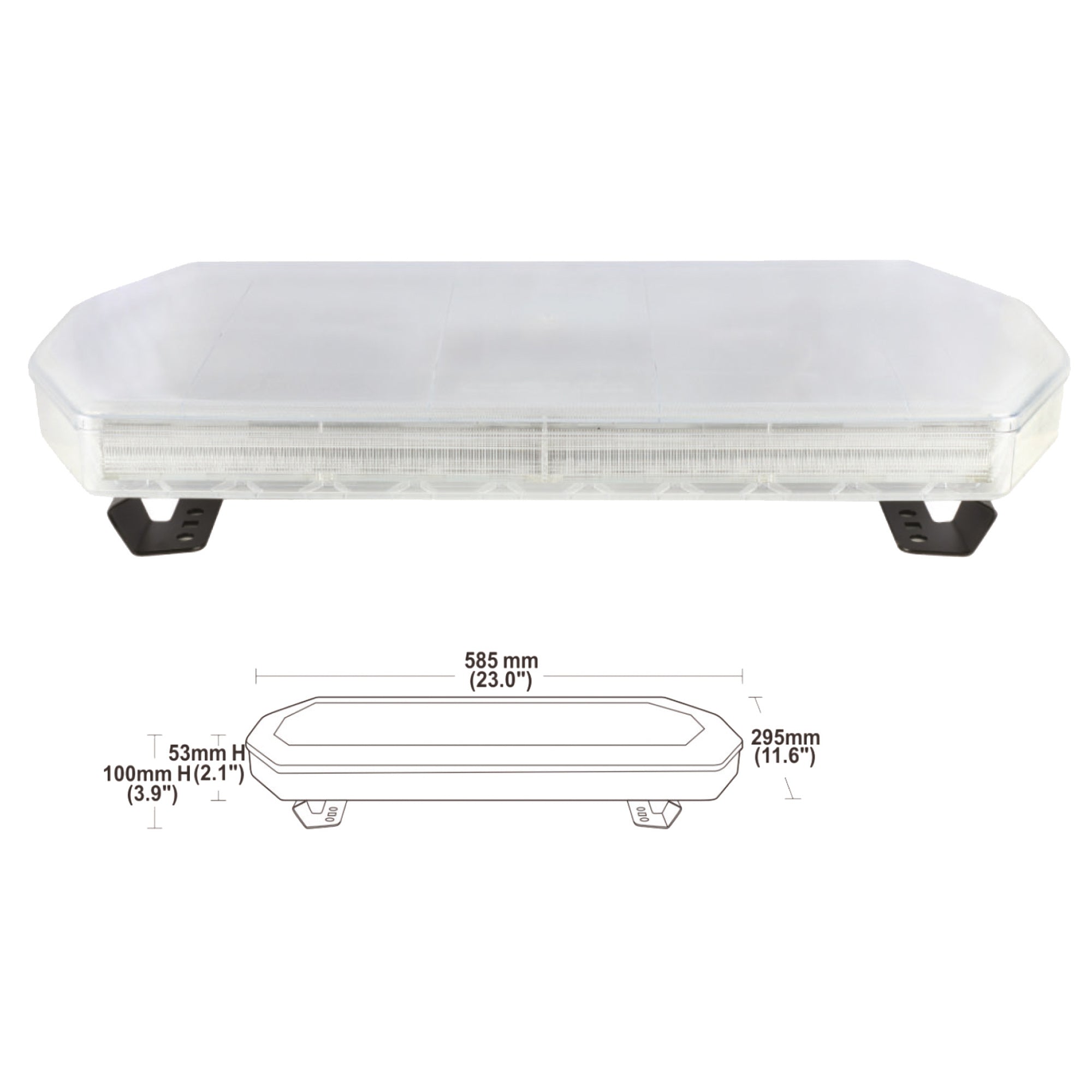 VSWD 156 2FT Light Bar - Amber