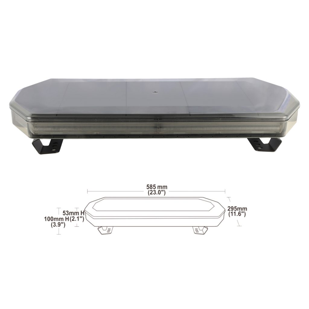 VSWD 156 2FT Light Bar - Amber