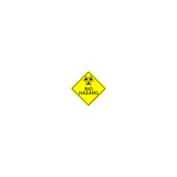 Bio Hazard Diamond (MG074)
