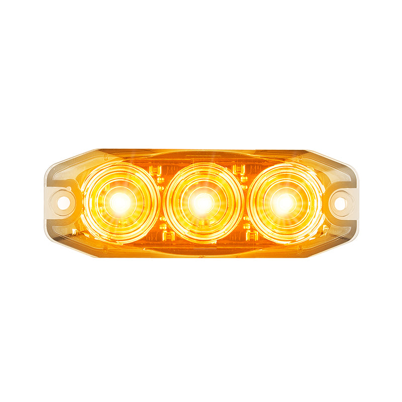 LED Autolamps 11ACM 12v/24v Compact Low Profile LED Rear Indicator Lamp Clear Lens