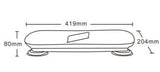 Low Profile Amber Mini Lightbar VSWD-130 Range