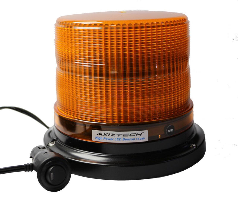 Axixtech Amber LED Beacon 12v JB165 Magnetic / Suction mount