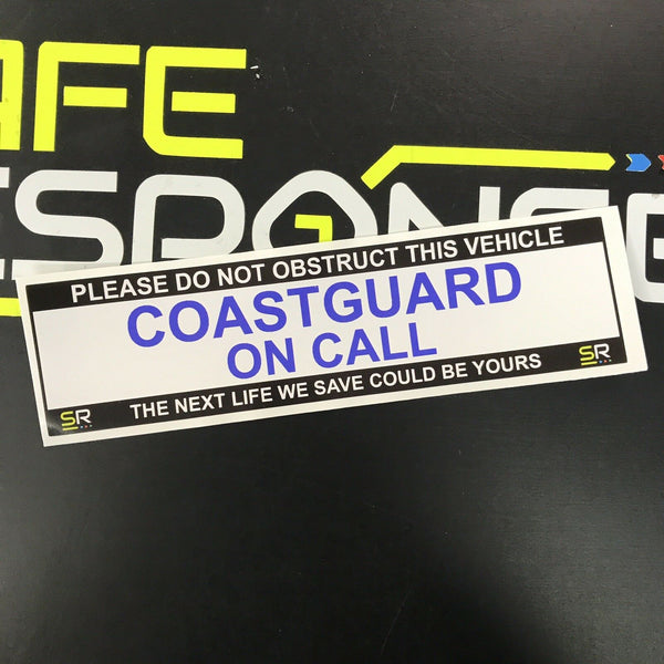 245mm Sticker - Coastguard - ST24503