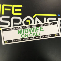 245mm Sticker - Midwife - ST24509