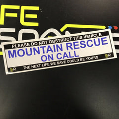 245mm Sticker - Mountain Rescue - ST24510