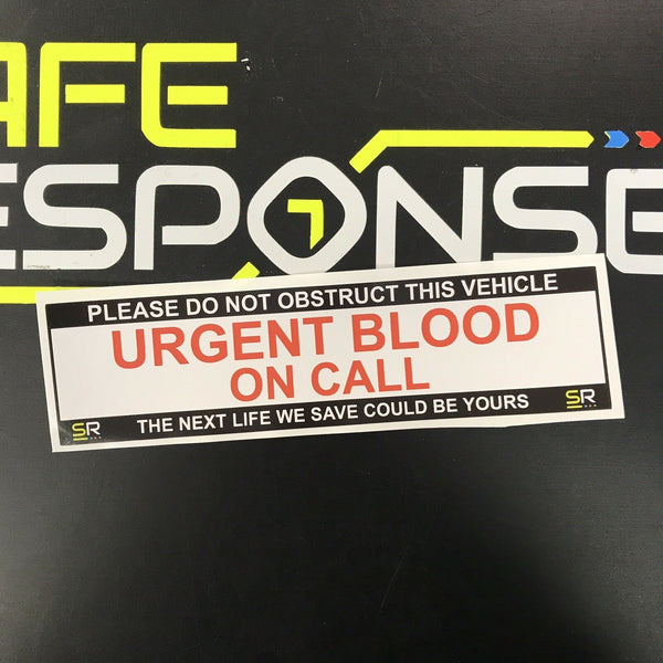 245mm Sticker - Urgent Blood - ST24512