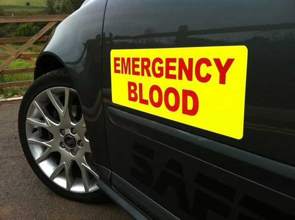Emergency Blood with Bright Yellow Background (MG051)