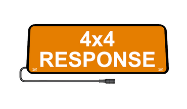 Led Visor Sign UK Safe Responder X - LED Visor Sign – Safe Response UK