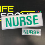 NURSE - Digitally Printed Encapsulated Badge