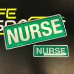 NURSE - Green - Digitally Printed Encapsulated Badge