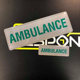AMBULANCE - Digitally Printed Encapsulated Badge