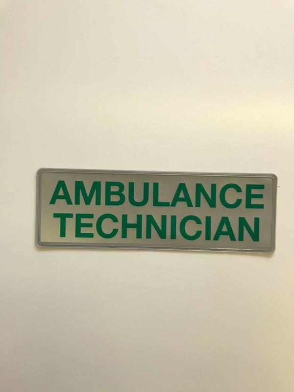 Ambulance Technician - Digitally Printed Encapsulated Badge