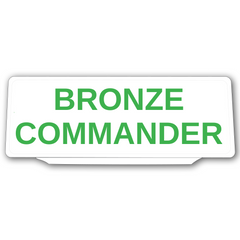 Bronze Commander Univisor Sun Visor Sign UNV-408