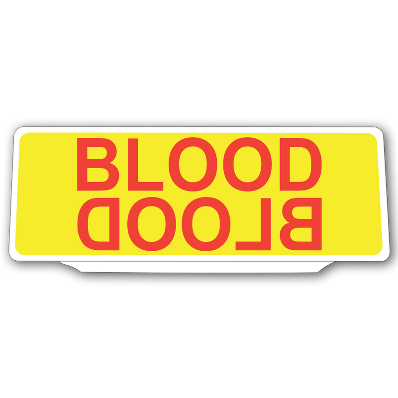 Univisor - BLOOD / BLOOD - Yellow Red Text - UNV194