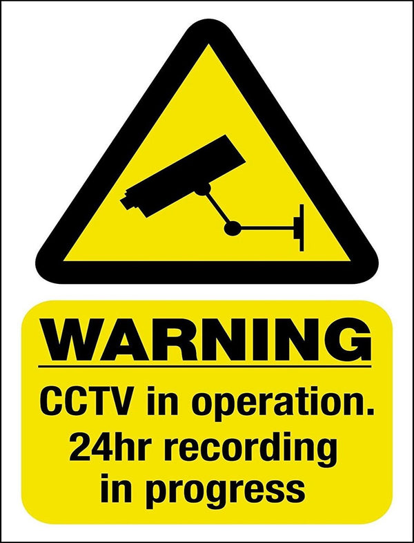 CCTV in Operation Sticker