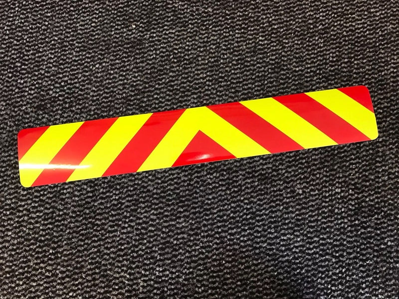 Magnetic Sign - Chevron Design Magnet - 540mm - Dayglo/Standard Red MG105