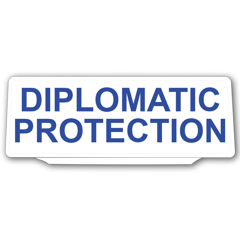 Univisor - Diplomatic Protection - White with Blue Text - UNV101