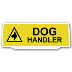 Univisor - Dog Handler with 1 Dog Logo - Yellow - UNV144