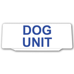 Univisor - Dog Unit - White with Blue Text - UNV092